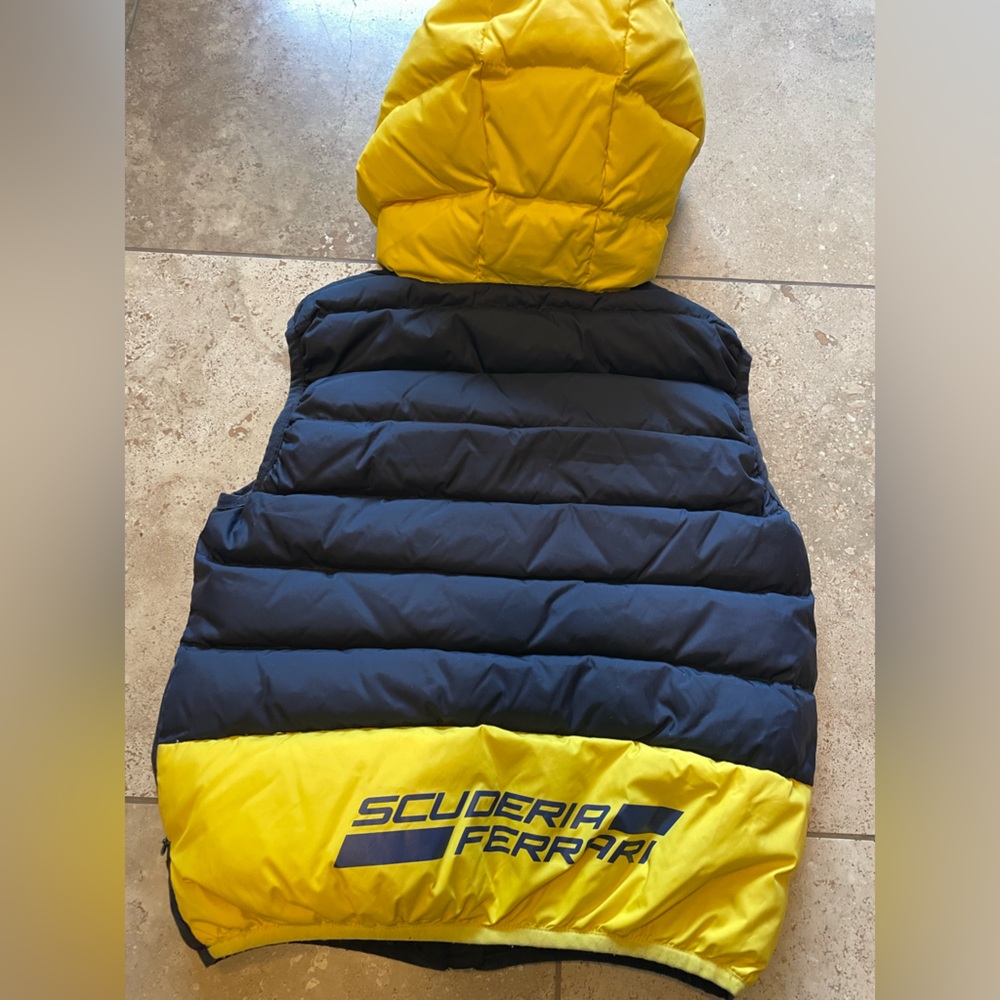 Ferrari Feather Down Vest Ferrari Racing Car Racing 8A $275